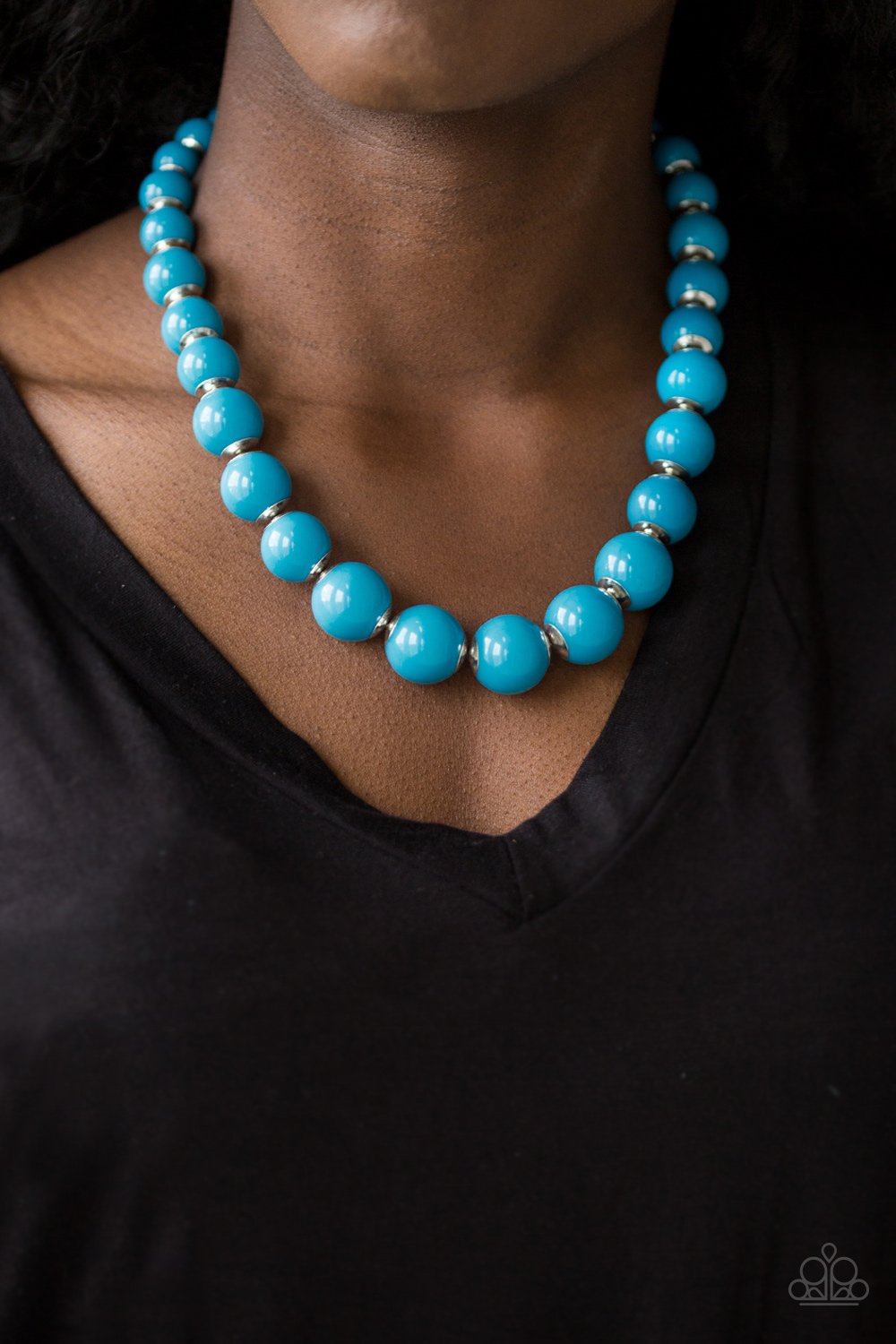 Paparazzi Accessories Everyday Eye Candy - Blue Necklaces - Lady T Accessories