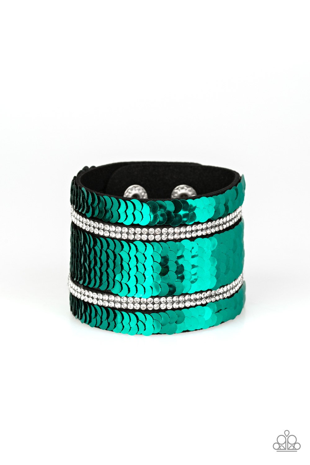 Paparazzi Accessories Mermaid Service - Green Wrap Bracelets - Lady T Accessories