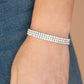 Paparazzi Accessories Stacked Deck - White Rhinestone Bracelets - Lady T Accessories