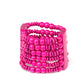 Paparazzi Accessories Dont Stop BELIZE-ing - Pink Bracelets - Lady T Accessories