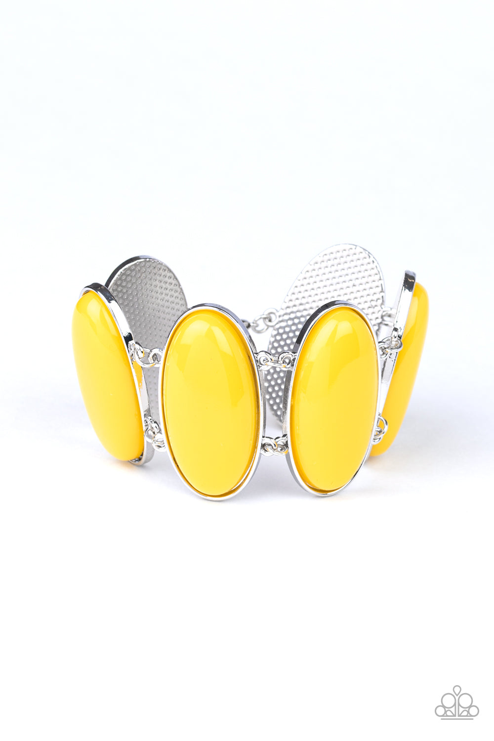 Paparazzi Accessories Power Pop - Yellow Bracelets - Lady T Accessories