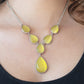 Paparazzi Accessories Dewy Decadence - Yellow Necklaces - Lady T Accessories