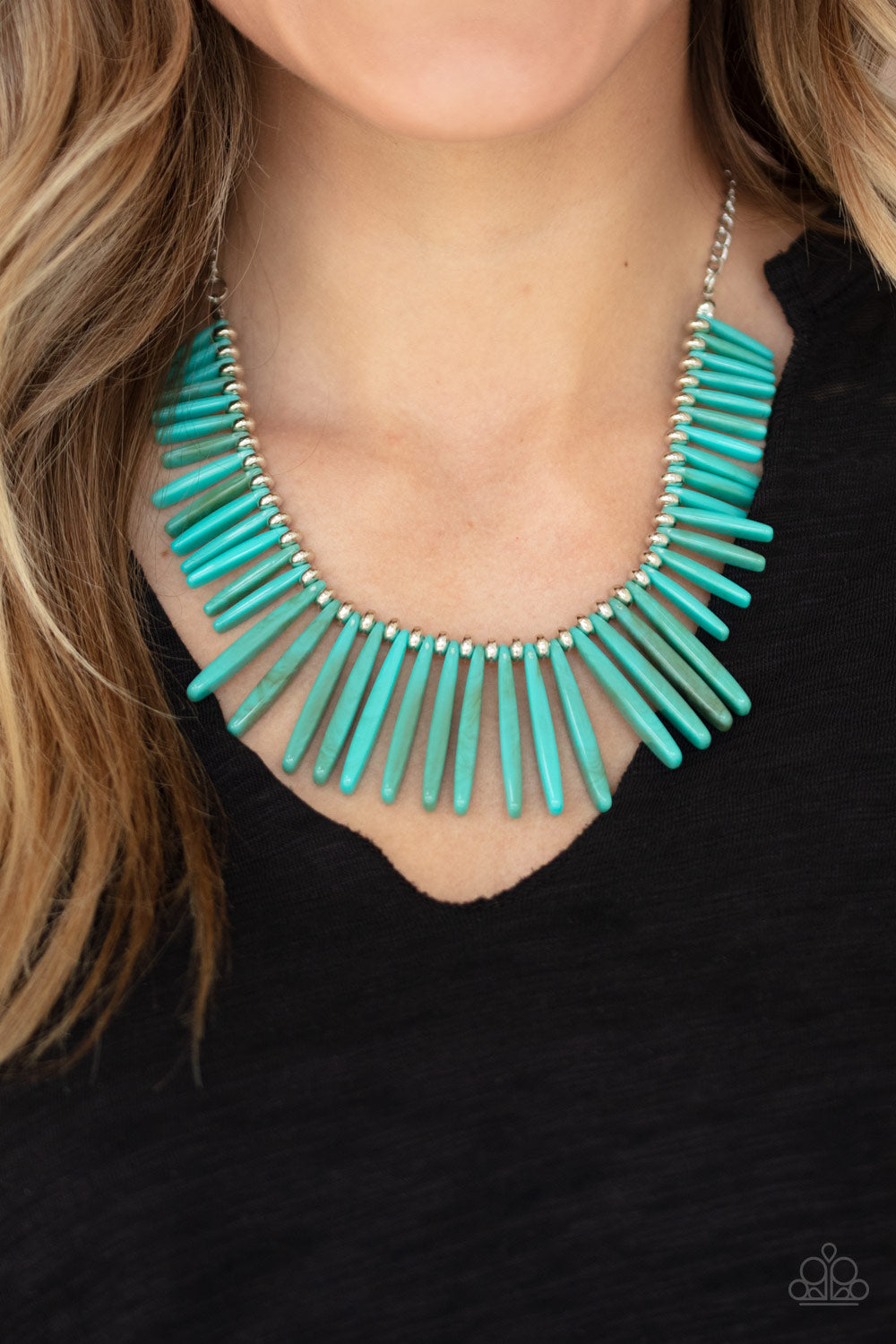 Paparazzi Accessories Out of My Element - Blue Necklaces - Lady T Accessories