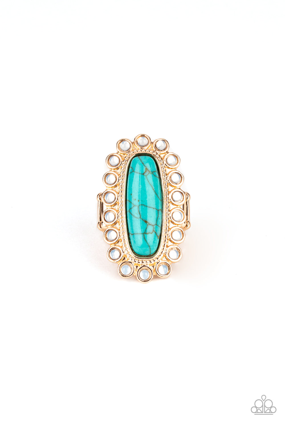 Paparazzi  Accessories Mystic Oasis - Gold Rings - Lady T Accessories