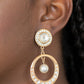 Paparazzi Accessories Regal Revel - Gold Clip-On Earrings - Lady T Accessories