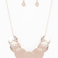Paparazzi Accessories RADIAL Waves - Rose Gold Necklaces - Lady T Accessories