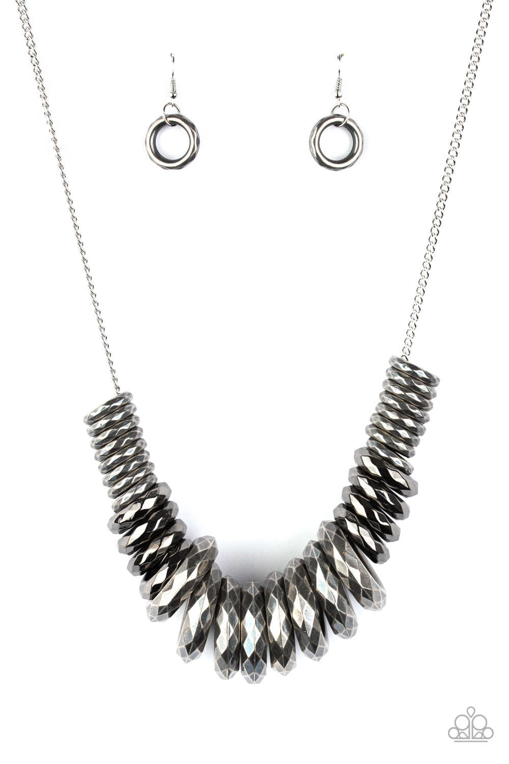 Paparazzi Accessories Haute Hardware - Silver Necklaces - Lady T Accessories