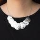 Paparazzi Accessories Radial Waves - Silver Necklaces - Lady T Accessories