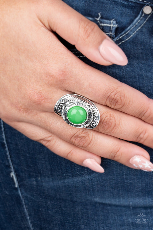 Paparazzi Accessories Sunny Sensations - Green Rings - Lady T Accessories