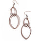 Paparazzi Accessories Endless Echo - Copper Earrings - Lady T Accessories