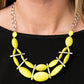 Paparazzi Accessories Law of the Jungle - Yellow Necklaces - Lady T Accessories
