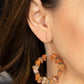 Paparazzi Accessories Going for Grounded - Orange Earrings - Lady T Accessories