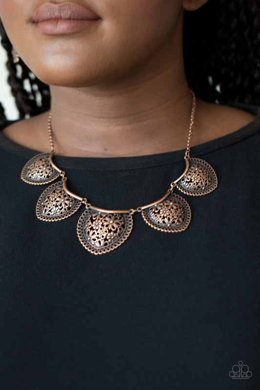 Paparazzi Accessories Garden Pixie - Copper Necklaces - Lady T Accessories