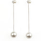 Paparazzi Accessories Extended Elegance - White Earrings - Lady T Accessories