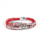 Paparazzi Accessories Star-Studded Affair - Red Bracelets - Lady T Accessories