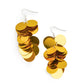 Paparazzi Accessories Now You SEQUIN It - Gold Earrings - Lady T Accessories