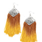 Paparazzi Accessories Dip the Scales - Yellow Earrings - Lady T Accessories