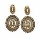 Paparazzi Accessories Ageless Artifacts - Brass Clip-On Earrings - Lady T Accessories