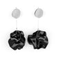 Paparazzi Accessories Petal Pathways - Black Earrings - Lady T Accessories