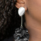 Paparazzi Accessories Petal Pathways - Black Earrings - Lady T Accessories