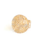 Paparazzi Accessories Lined Up - Gold Rings - Lady T Accessories
