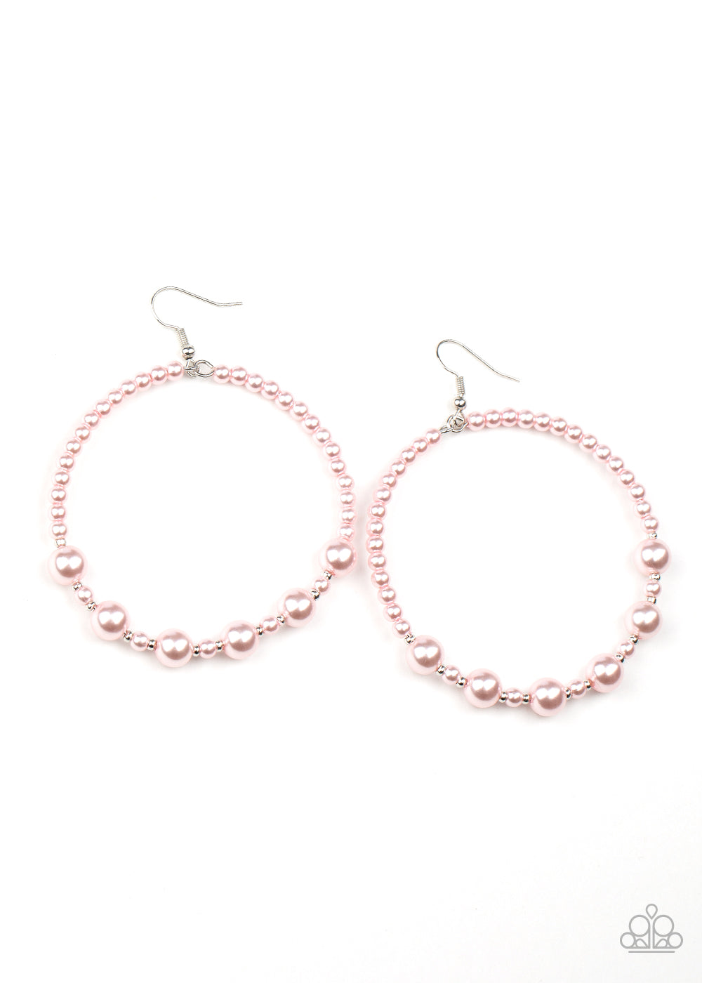 Paparazzi Accessories Boss Posh - Pink Pearl Earrings - Lady T Accessories