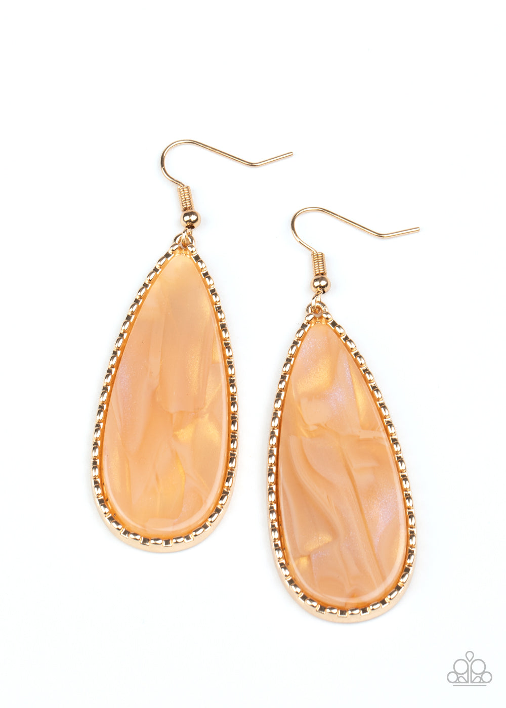 Paparazzi Accessories Ethereal Eloquence - Gold Earrings - Lady T Accessories