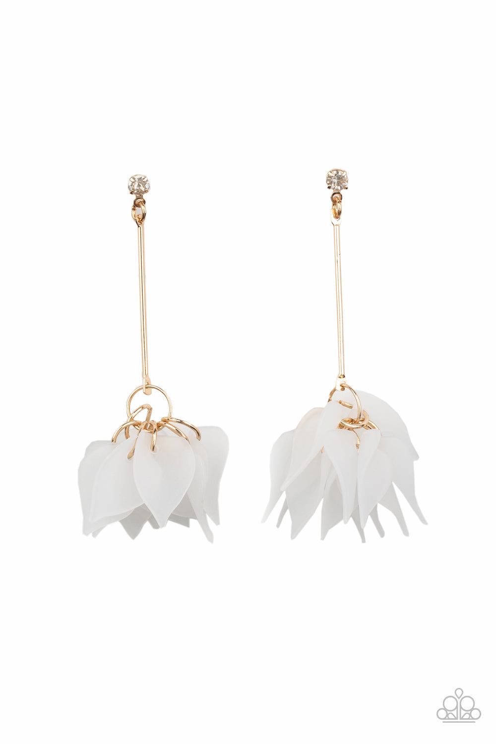 Paparazzi Accessories Suspended In Time - Gold Earrings - Lady T Accessories