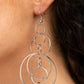 Paparazzi Accessories Running Circles Around You - Silver Earrings - Lady T Accessories