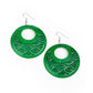 Paparazzi Accessories Tropical Canopy - Green Earrings - Lady T Accessories