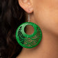 Paparazzi Accessories Tropical Canopy - Green Earrings - Lady T Accessories