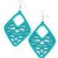 Paparazzi Accessories VINE for the Taking - Blue Earrings - Lady T Accessories