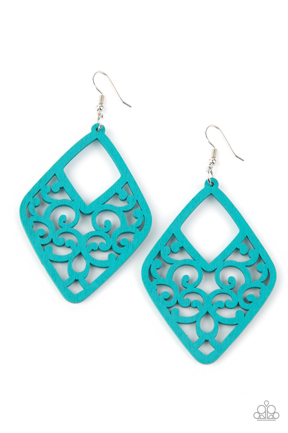 Paparazzi Accessories VINE for the Taking - Blue Earrings - Lady T Accessories