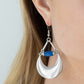Paparazzi Accessories Mystical Moonbeams - Blue Earrings - Lady T Accessories