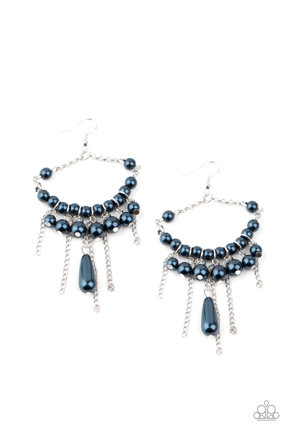 Paparazzi Accessories Party Planner Posh - Blue Earrings  - Lady T Accessories