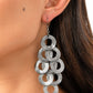 Paparazzi Accessories Scattered Shimmer - Black Earrings - Lady T Accessories