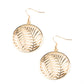 Paparazzi Accessories Palm Perfection - Gold Earrings - Lady T Accessories
