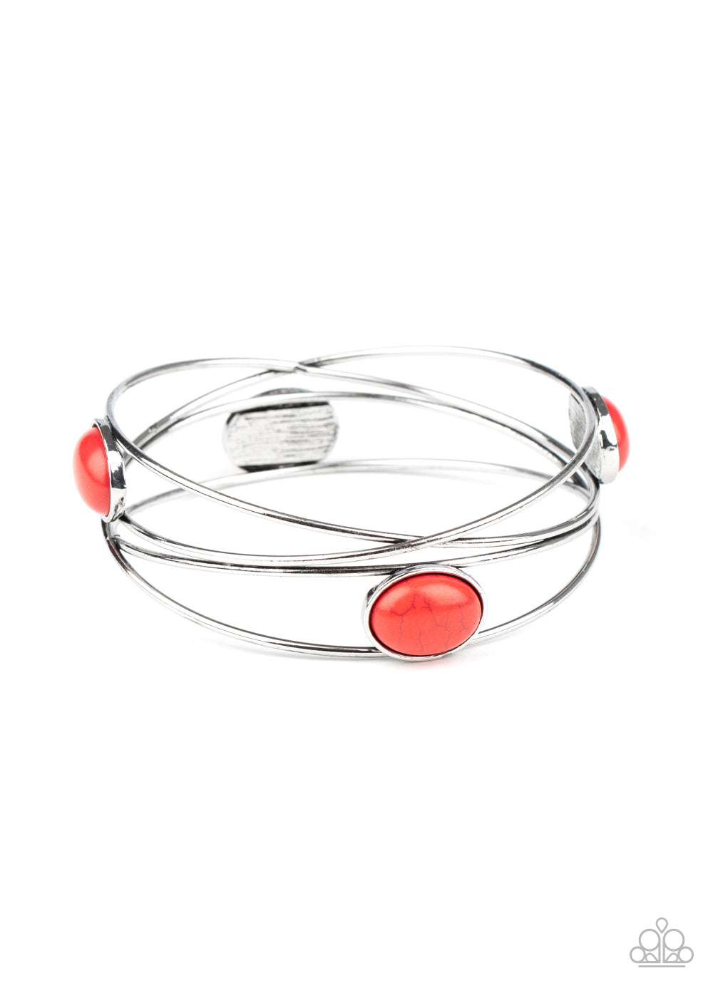 Paparazzi Accessories Desert Lagoon - Red Bracelets - Lady T Accessories