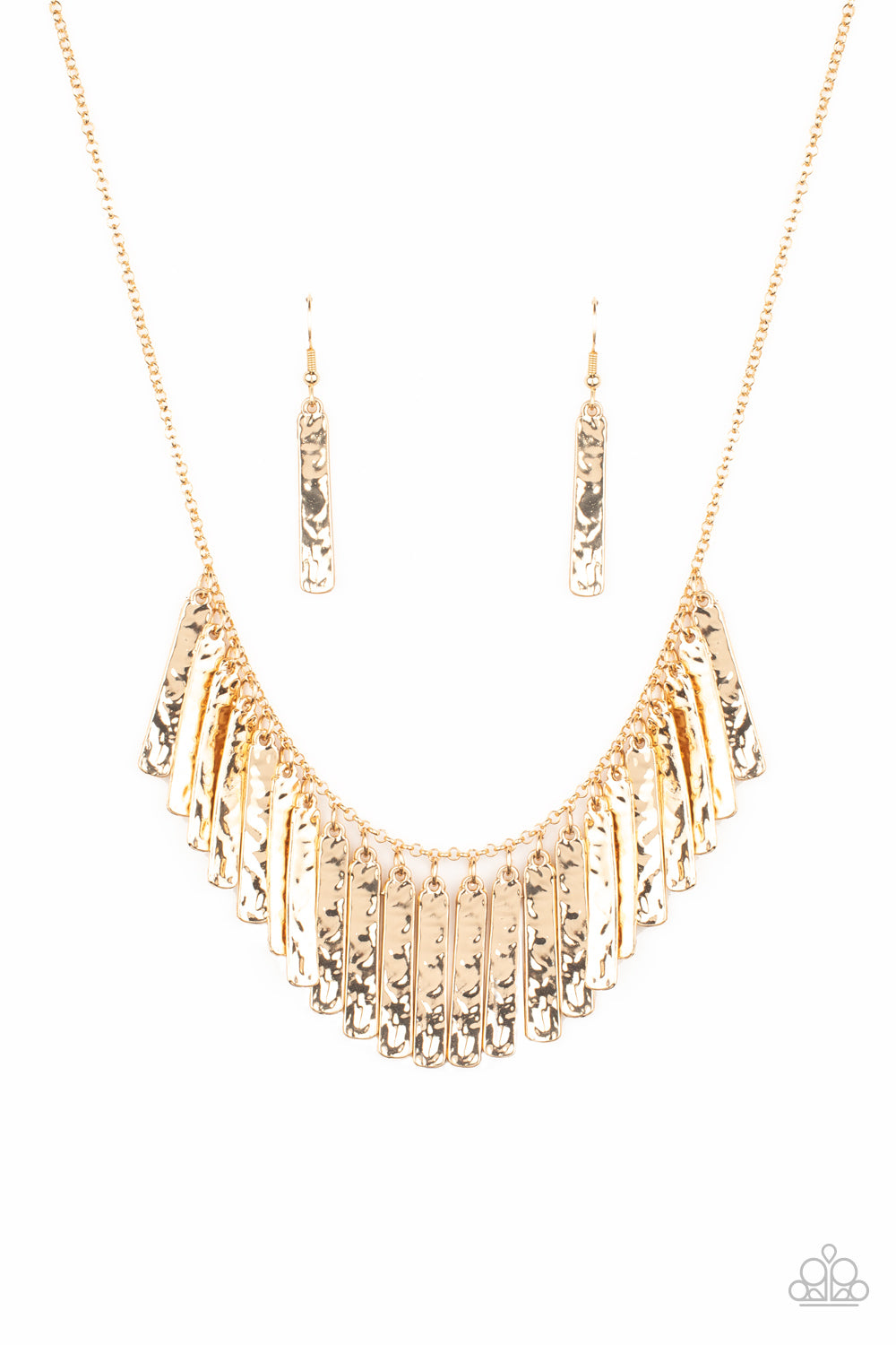 Paparazzi Accessories Metallic Muse - Gold Necklaces - Lady T Accessories