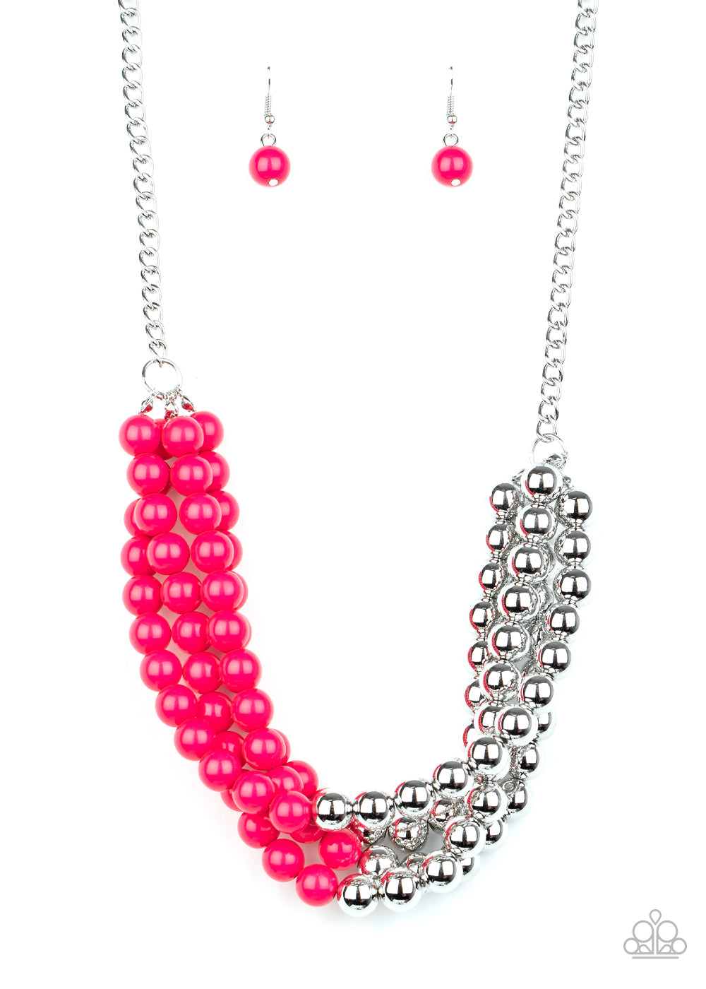 Paparazzi Accessories Layer After Layer - Pink Necklaces - Lady T Accessories