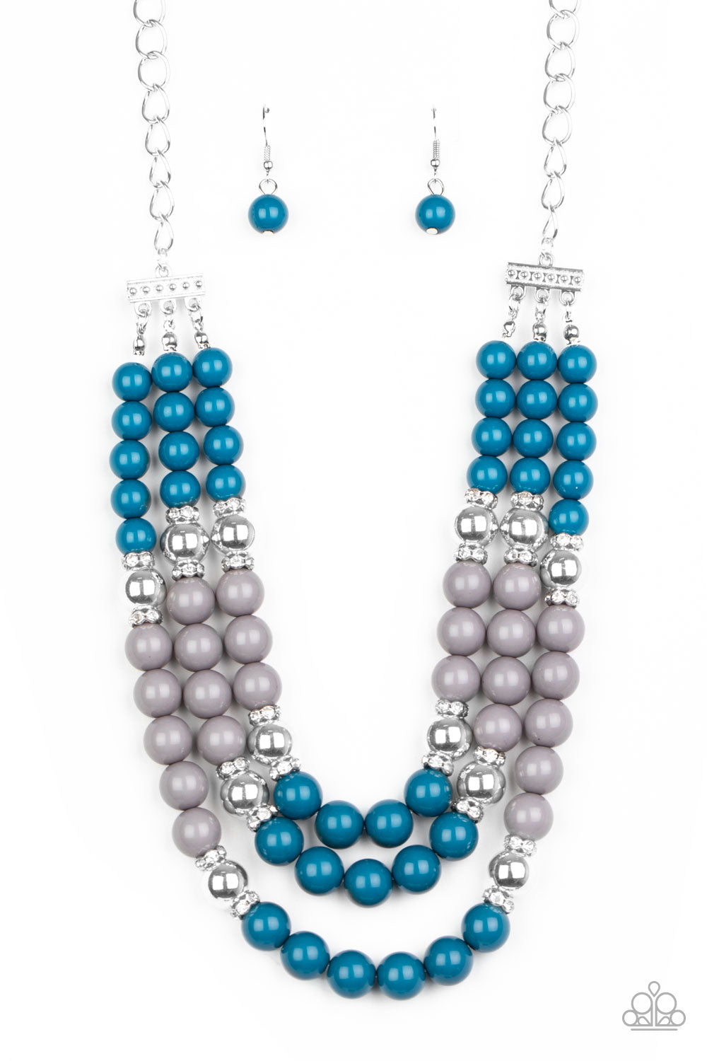 Paparazzi Accessories BEAD Your Own Drum - Blue Necklaces - Lady T Accessories