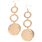 Paparazzi Accessories Blooming Baubles - Gold Earrings - Lady T Accessories