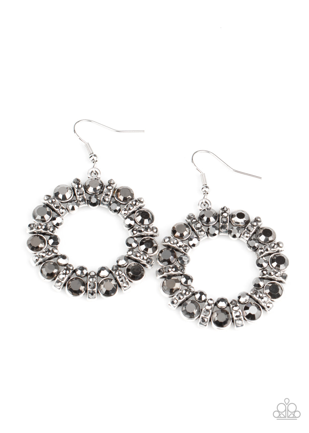 Paparazzi Accessories Baby, It's Cold Outside - Silver Earrings - Lady T Accessories