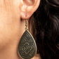 Paparazzi Accessories Tribal Takeover - Brass Earrings  - Lady T Accessories