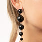Paparazzi Accessories Living a WEALTHY Lifestyle  - Black Earrings  - Lady T Accessories