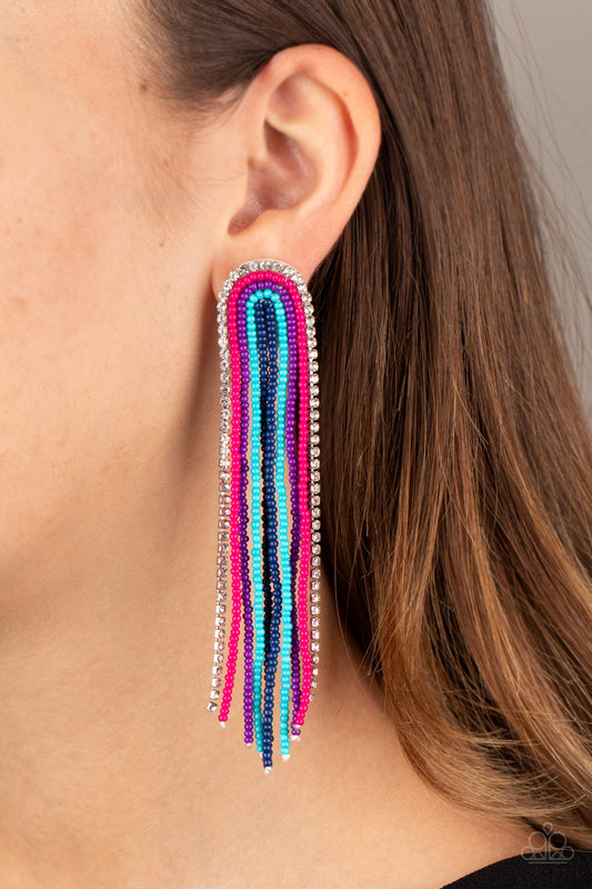 Paparazzi Accessories Let There BEAD Light - Multi Earrings - Lady T Accessories