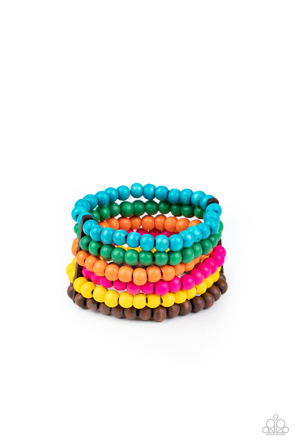 Paparazzi Accessories Diving in Maldives - Multi Wood Bracelets - Lady T Accessories