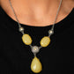 Paparazzi Accessories Heirloom Hideaway - Yellow Necklaces - Lady T Accessories