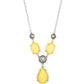 Paparazzi Accessories Heirloom Hideaway - Yellow Necklaces - Lady T Accessories