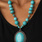 Paparazzi Accessories Home Sweet HOMESTEAD - Blue Necklaces - Lady T Accessories